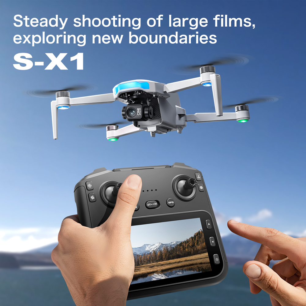Original S-X1 GPS Foldable RC  - Drone Gps Mount 评论和价格