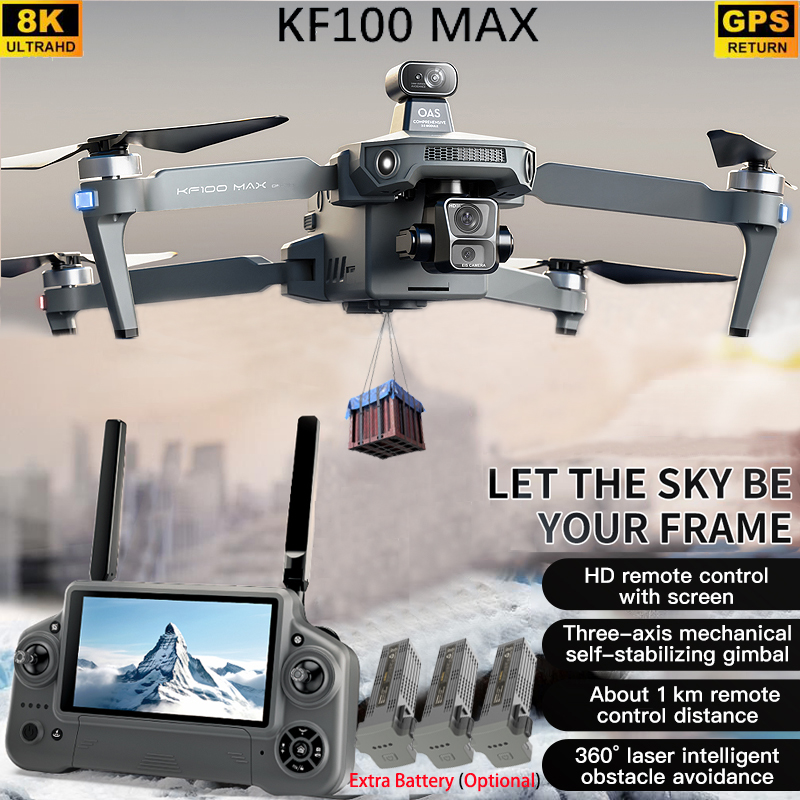 KF100 MAX GPS Drone 4K Camera  - Drone Gimbal 评论和价格